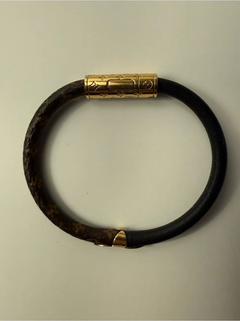 Louis Vuitton Daily Confidential Leather Bracelet